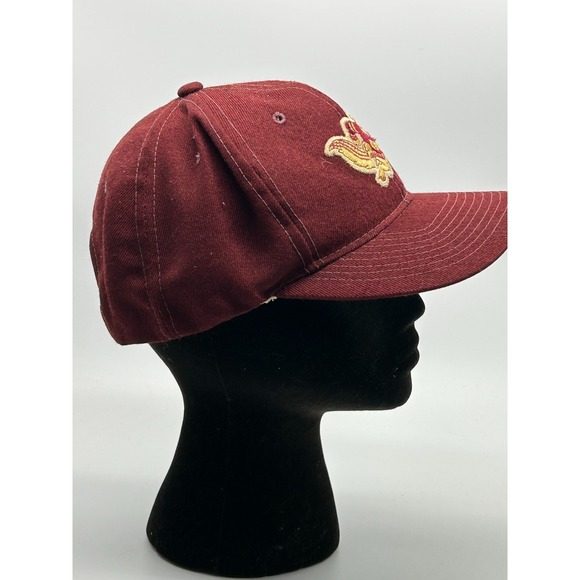 Vtg U of M Minnesota Golden Gophers Embroidered On Wool YA Snap Back Hat 1960s - Picture 3 of 9